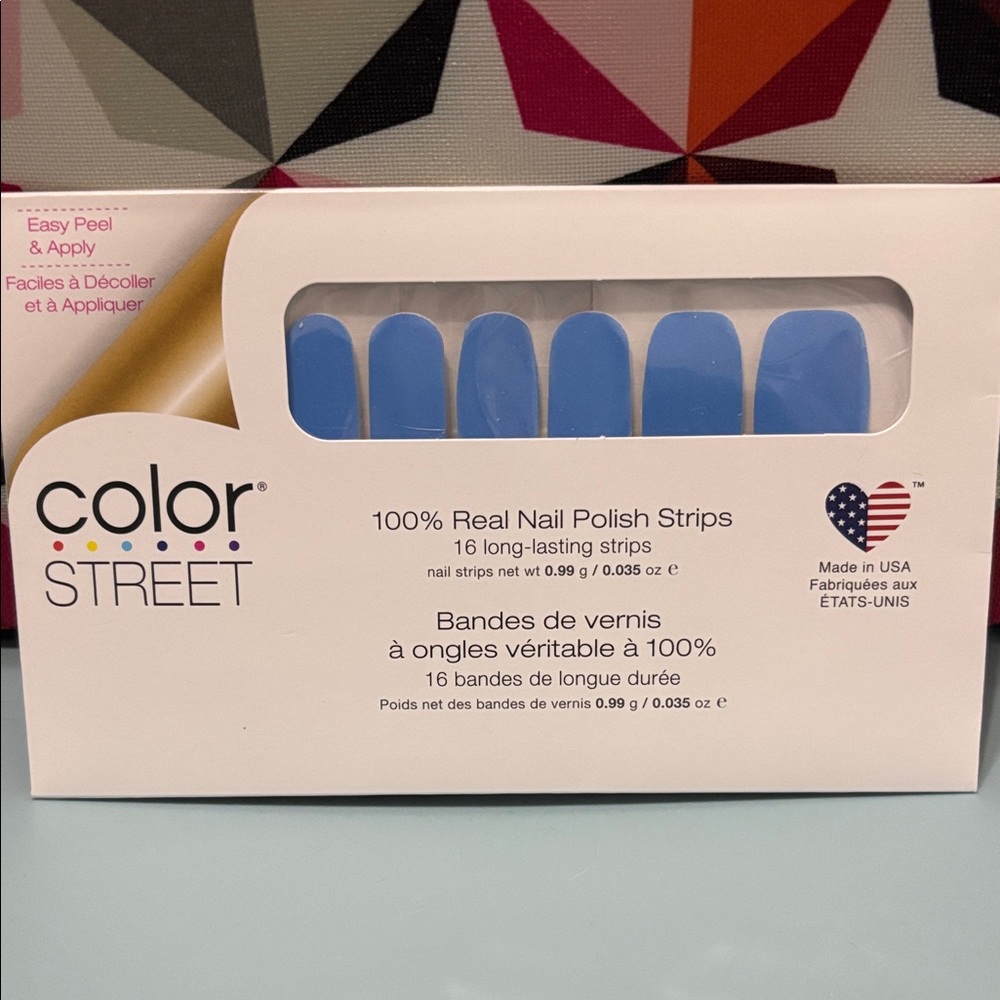 3/$10 - Color Street Vibrant Blue Nail Strips - Fortune Teller